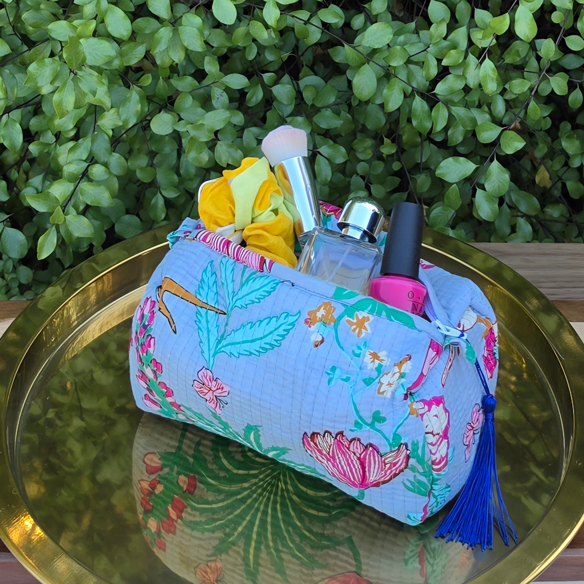 Earl Grey Jungle Make-up Bag