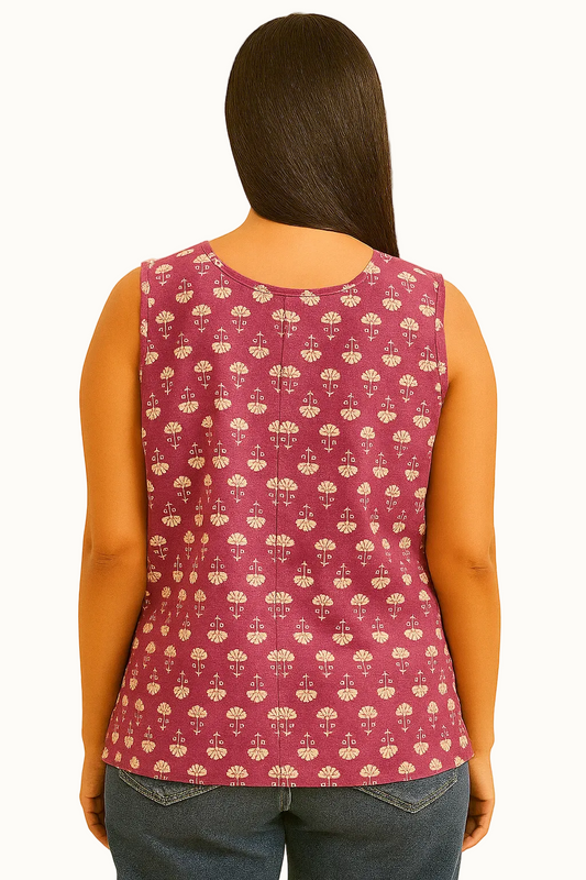 Purple Poppy Tank Top