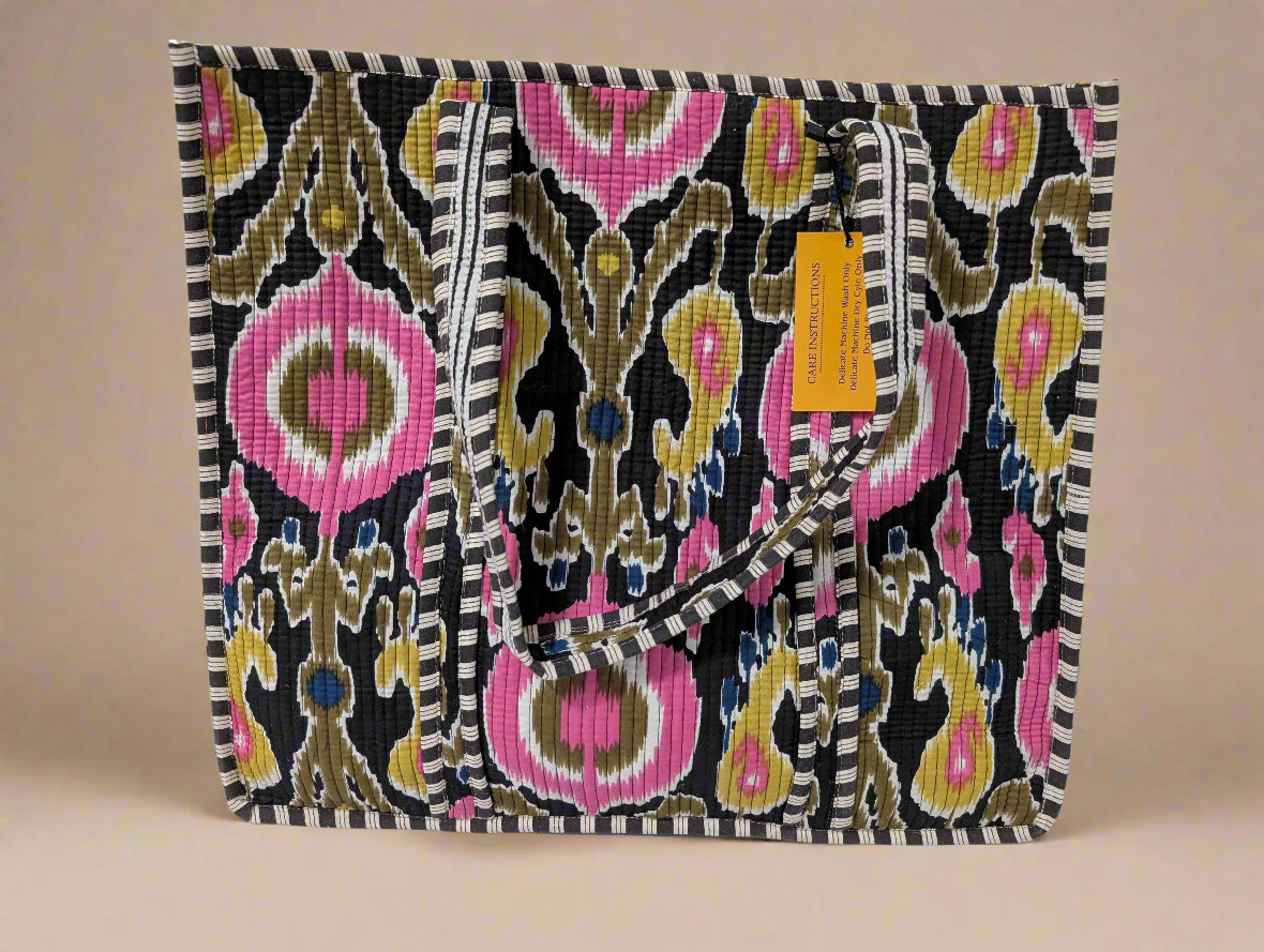 Trippy Print Tote Bag
