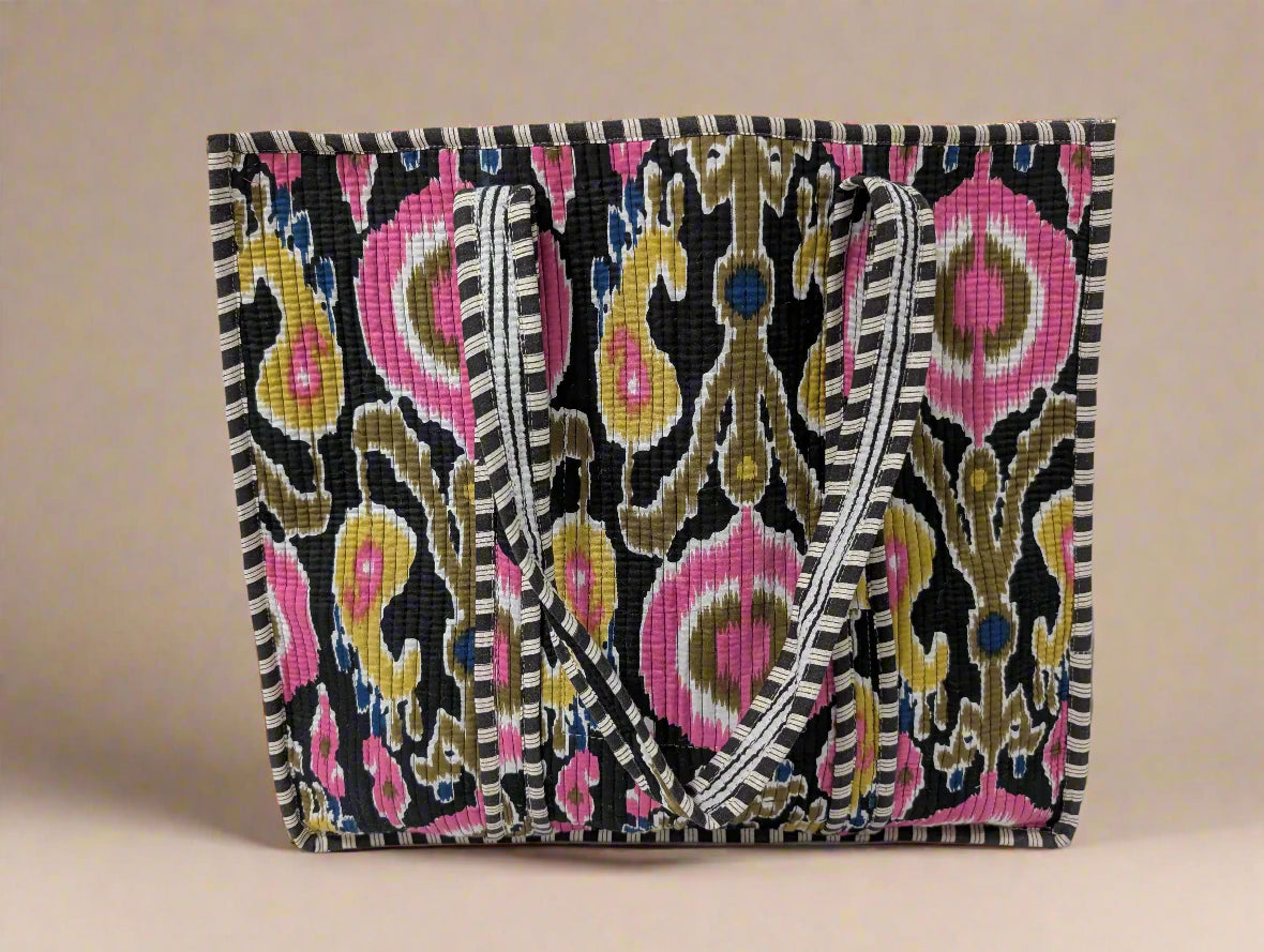 Trippy Print Tote Bag