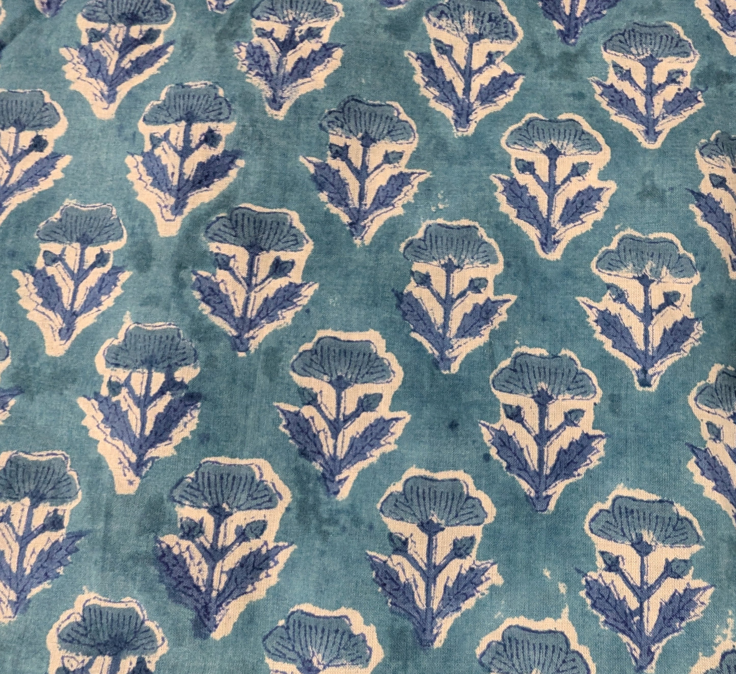 Blue Mosaic Summer Shirt