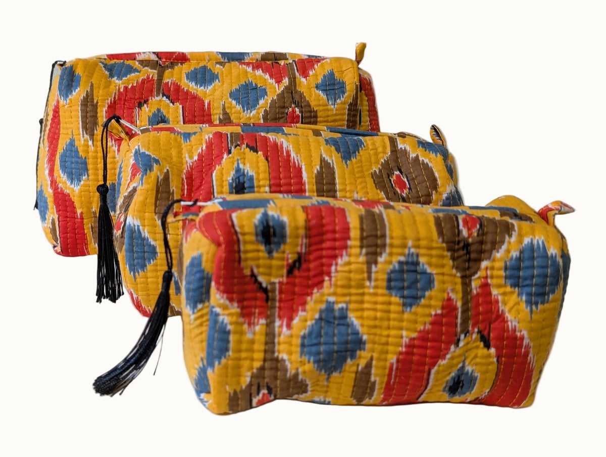 Yellow Holi Make-up Bag
