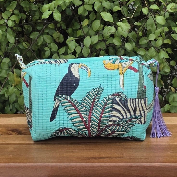Cheetah Make-up Bag