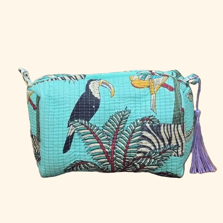 Cheetah Make-up Bag
