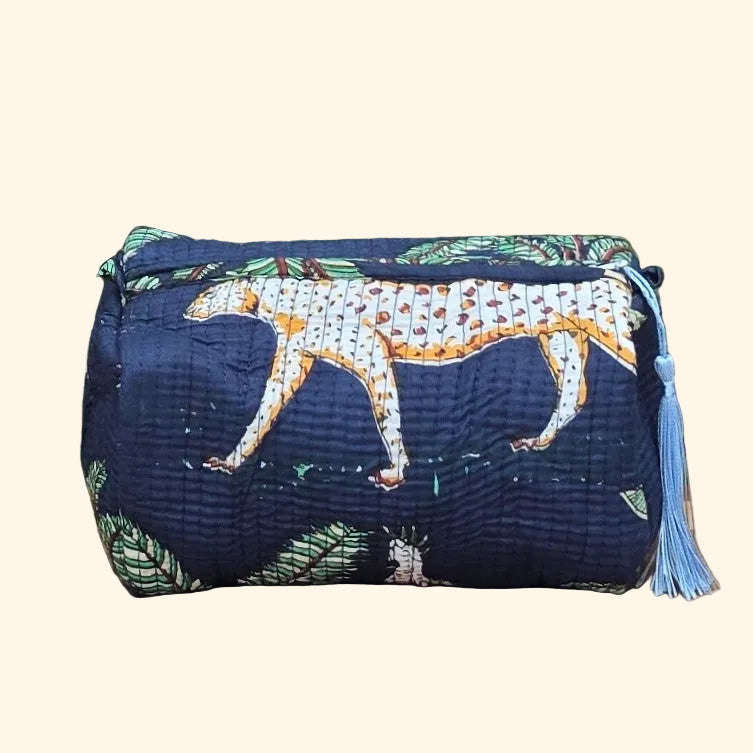 Cheetah Make-up Bag