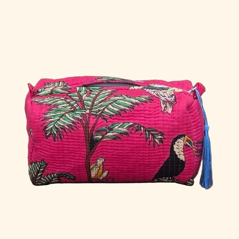 Cheetah Make-up Bag