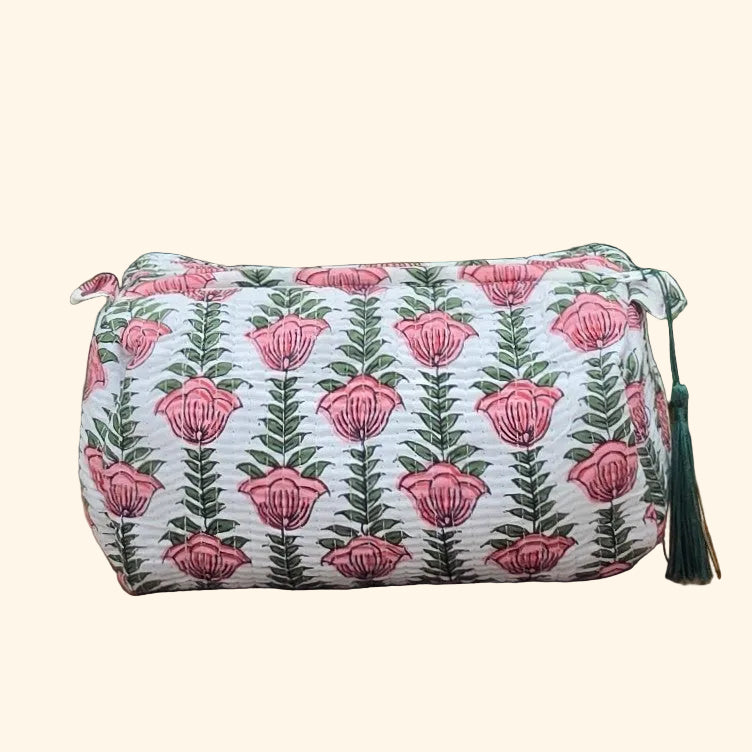 Floral Trelis Make-up Bag