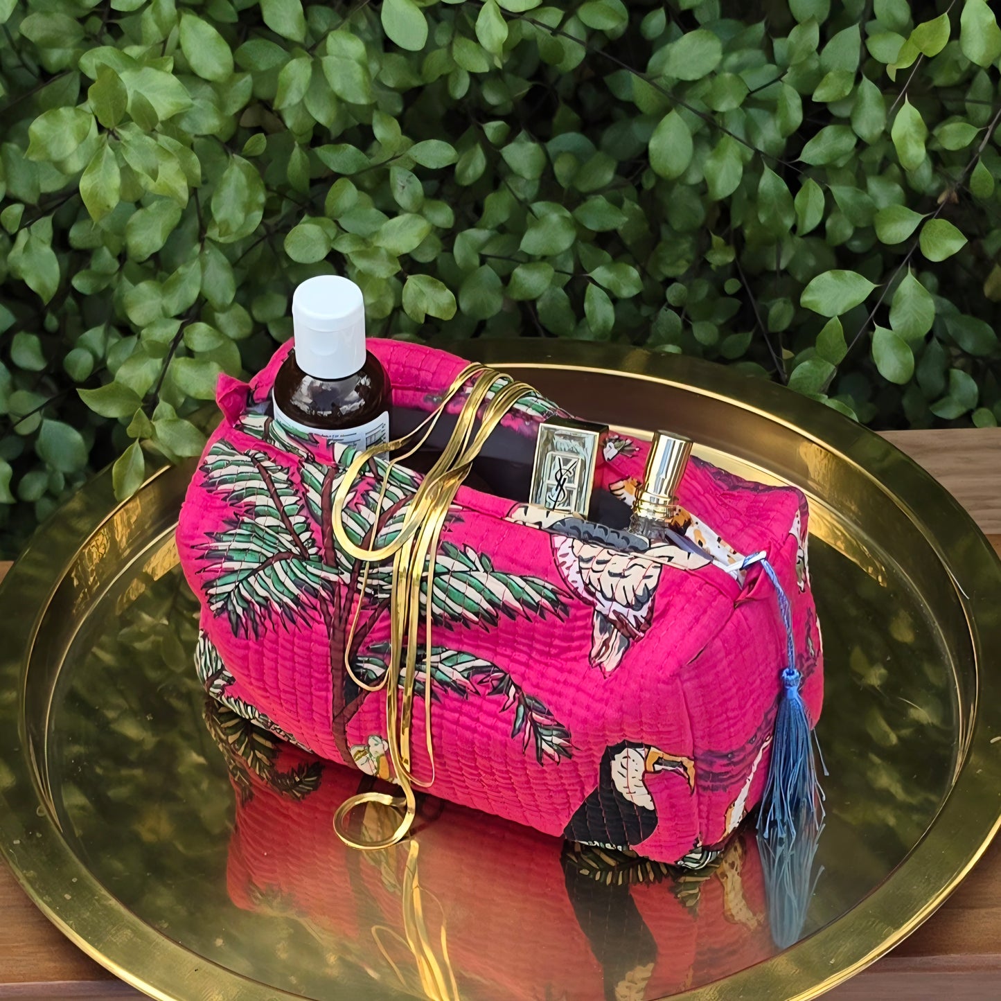 Cheetah Make-up Bag