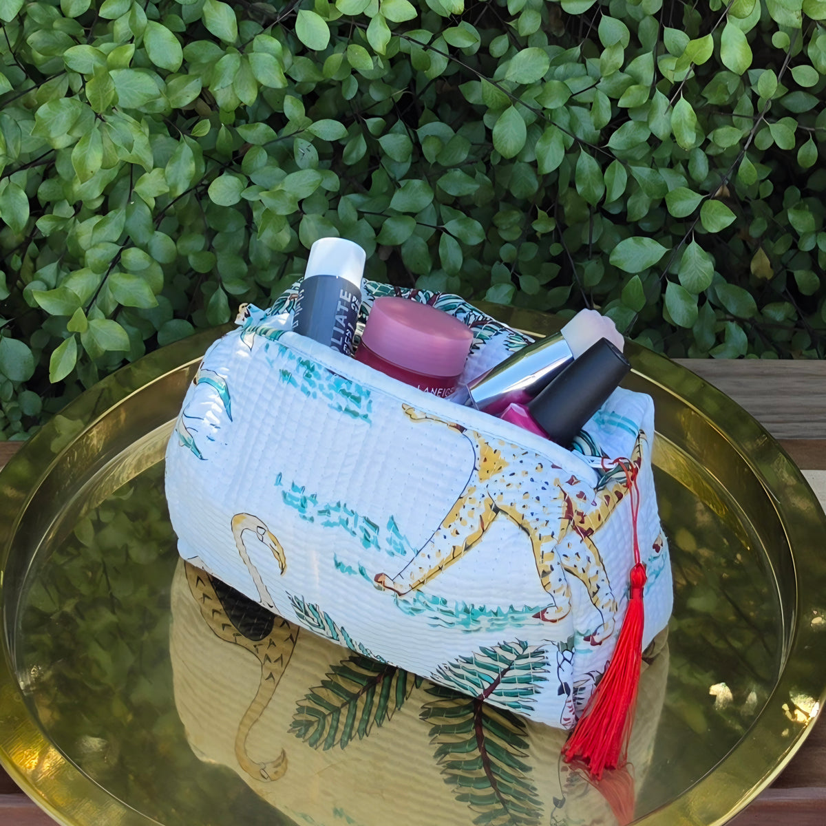 Cheetah Make-up Bag
