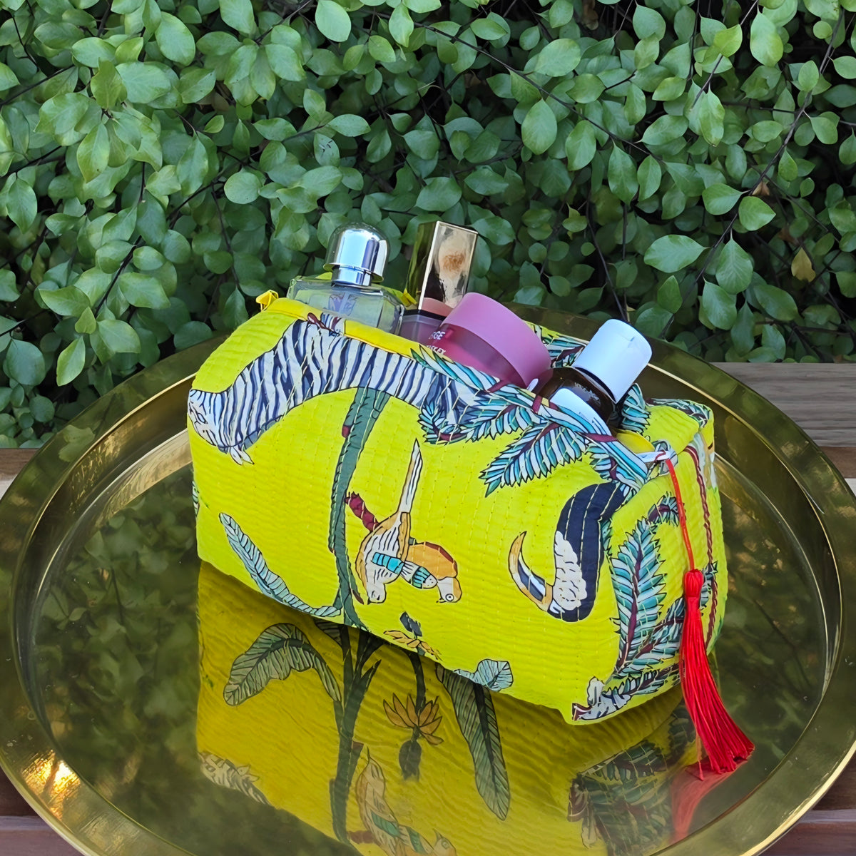 Cheetah Make-up Bag