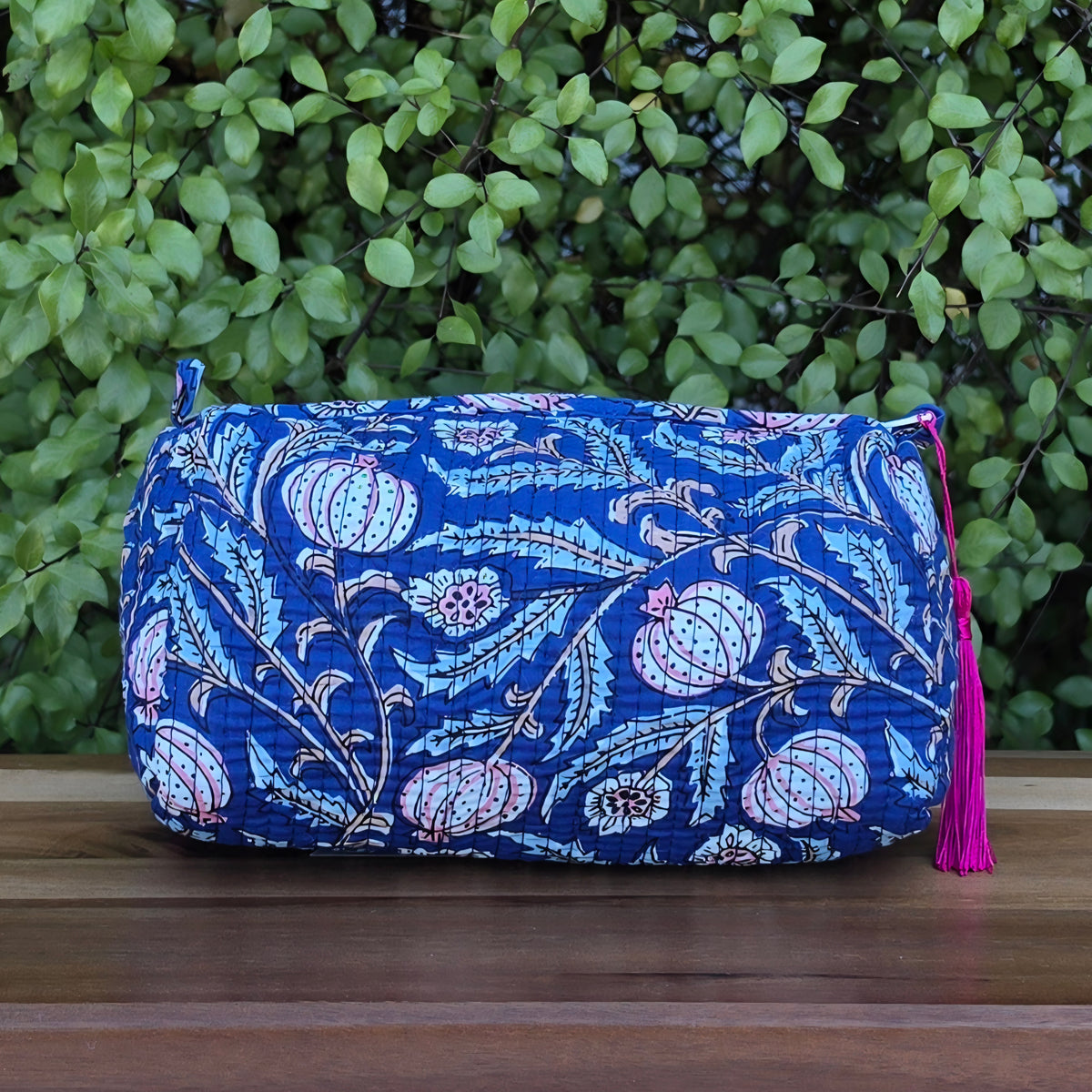 Blooming Blue Make-up Bag