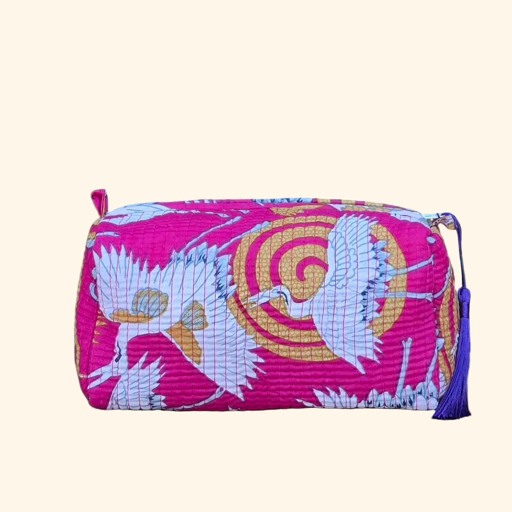Wild Birds Make-up Bag