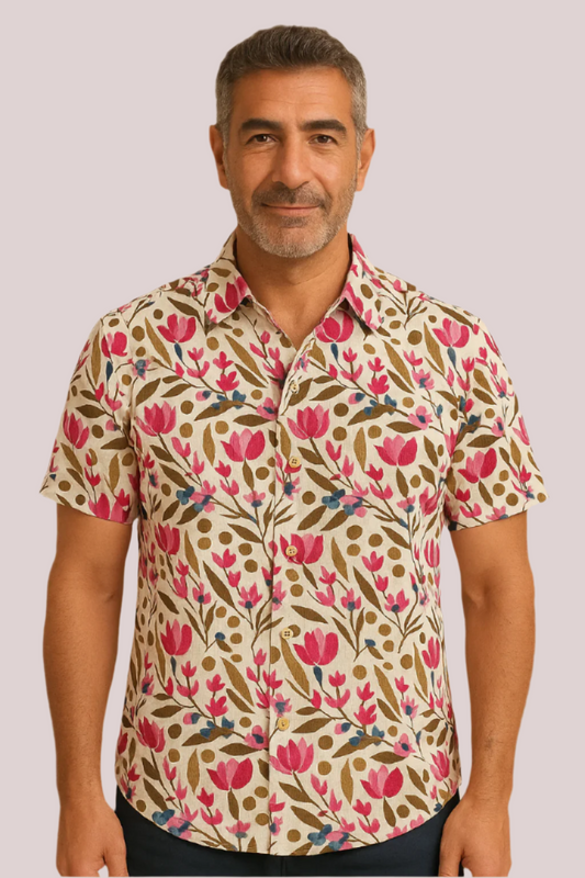 Blooming Flowers Summer Shirt
