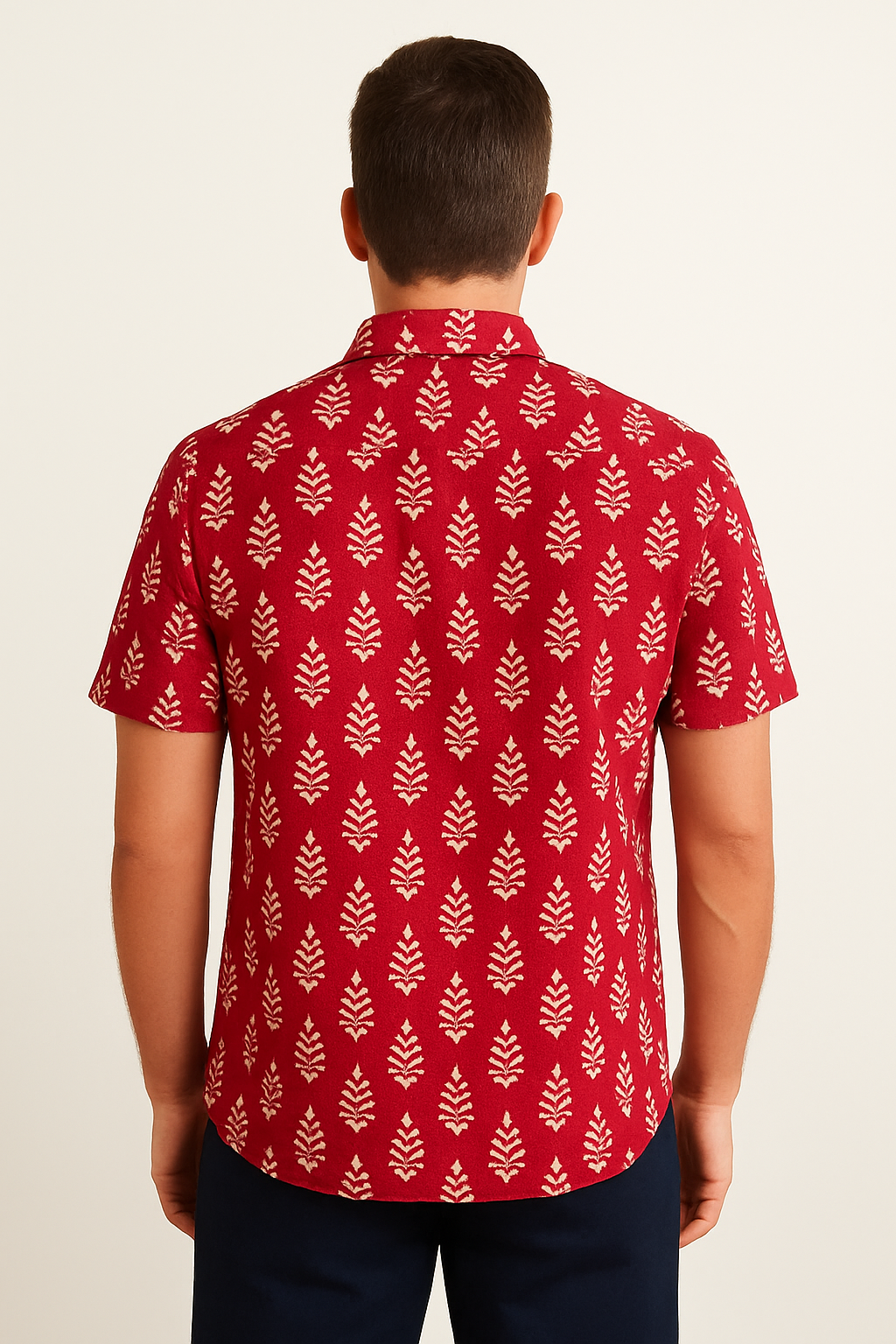 Red Ferns Summer Shirt