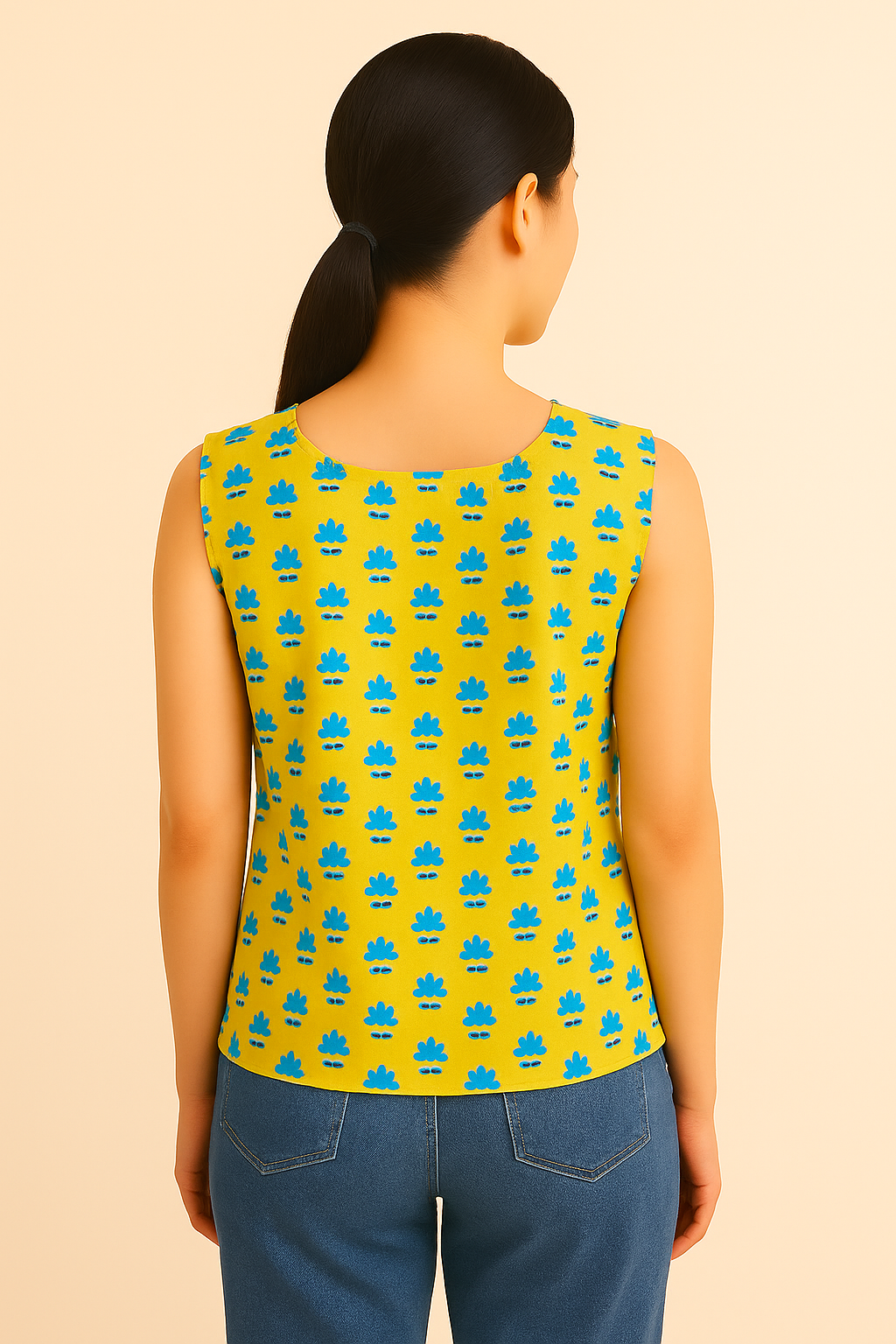 Yellow Dandelion Tank Top