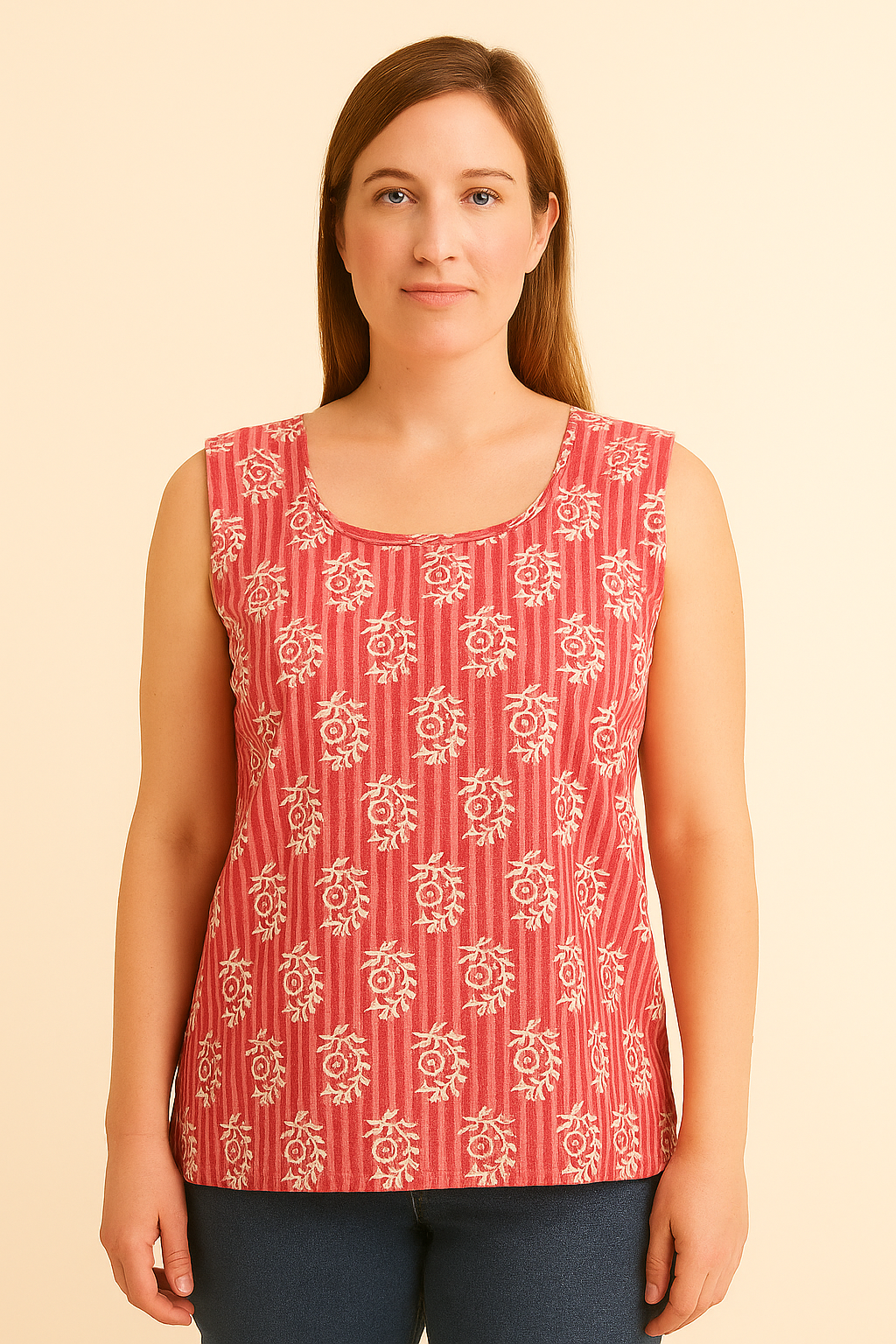 Pink Conch Shell Tank Top