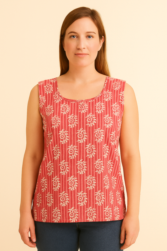 Pink Conch Shell Tank Top