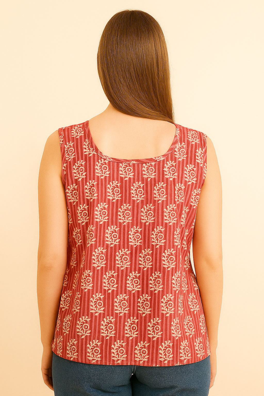 Pink Conch Shell Tank Top