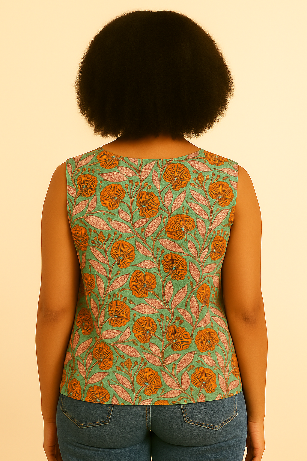 Hibiscus Flower Tank Top