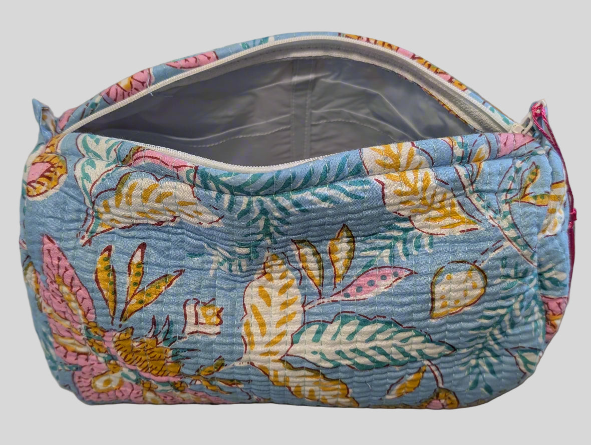 Blue Pastel Floral Print