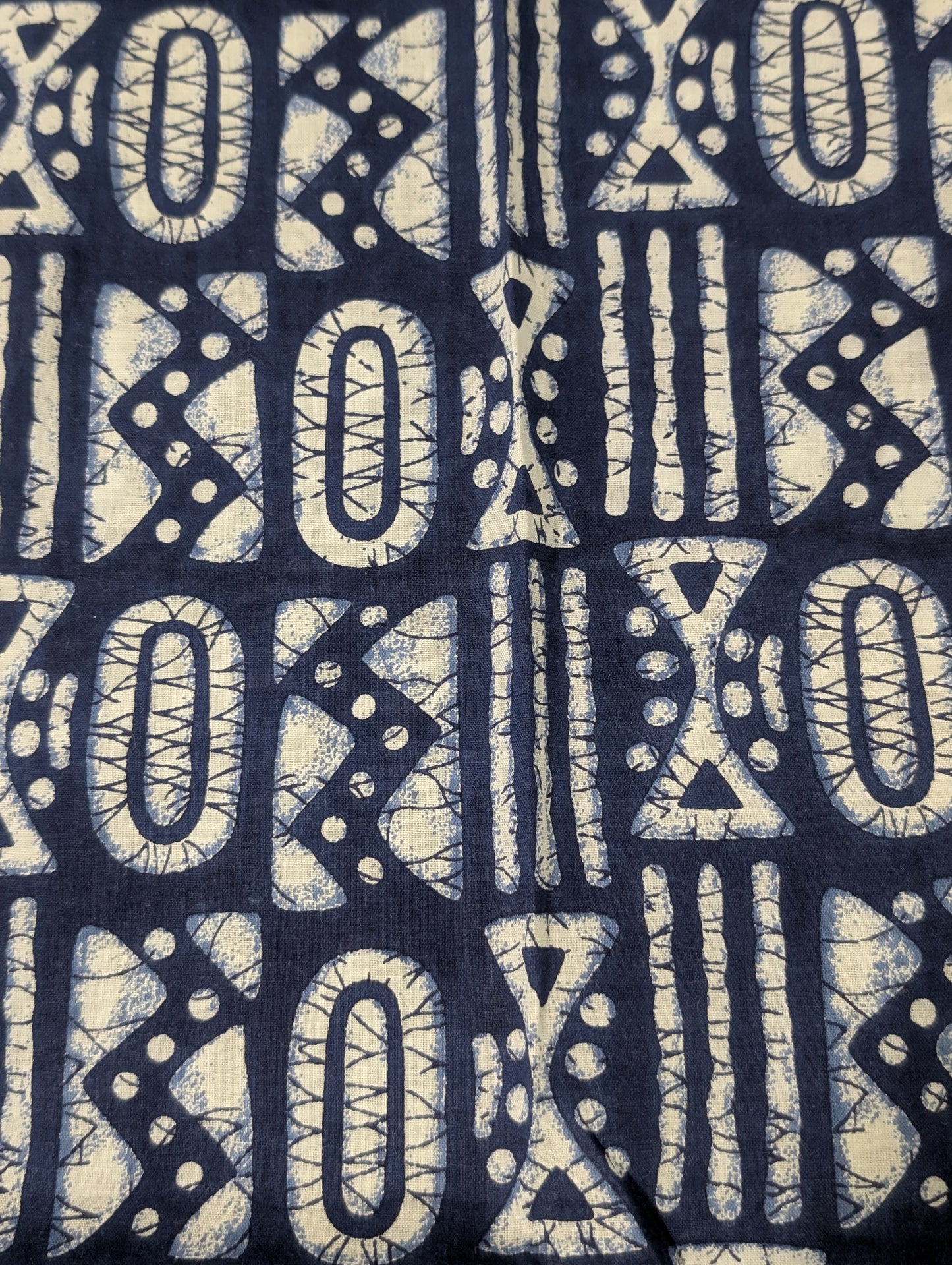 Blue Batik Print Summer Shirt