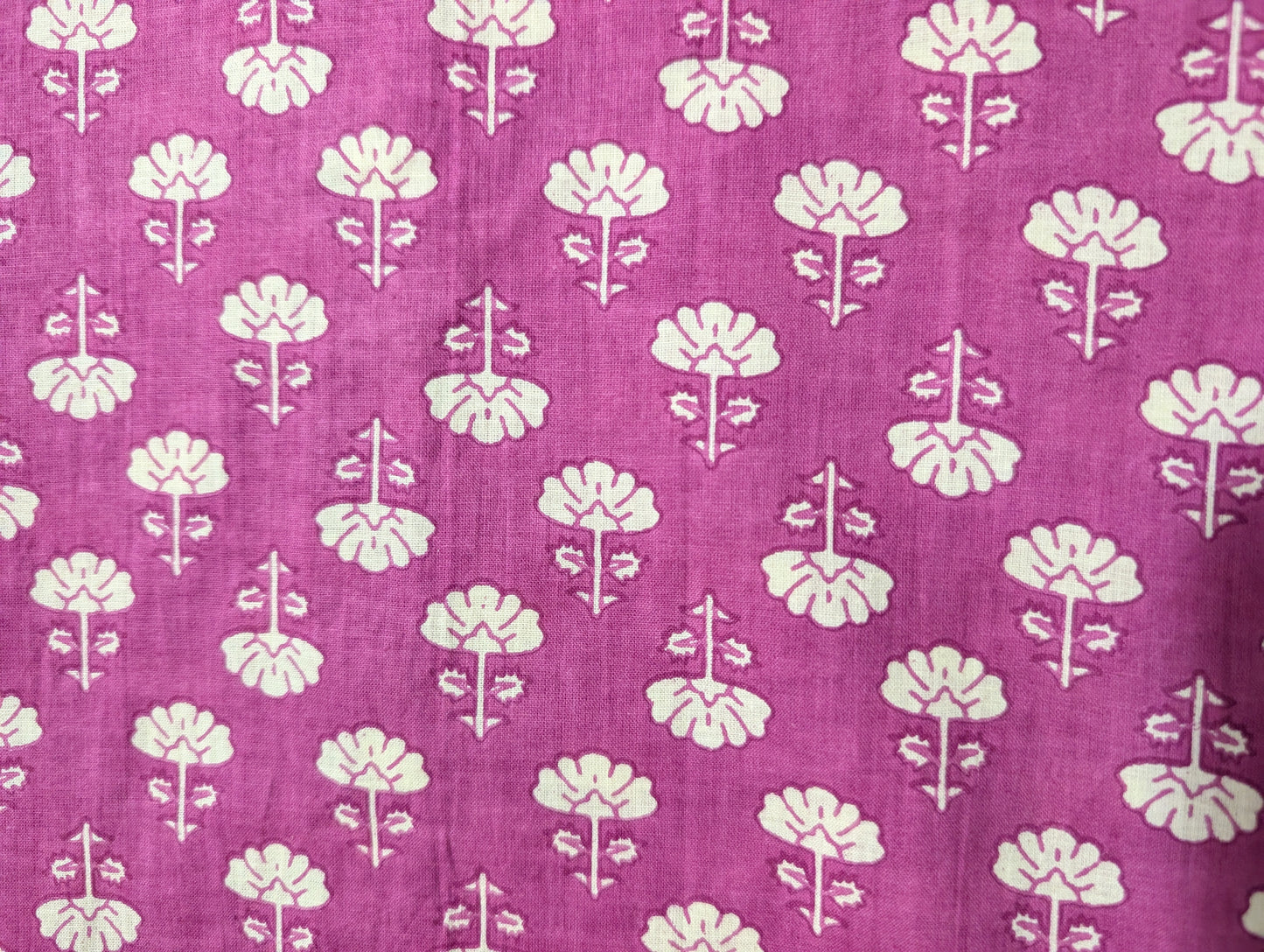 Purple Poppy Print Summer Shirt