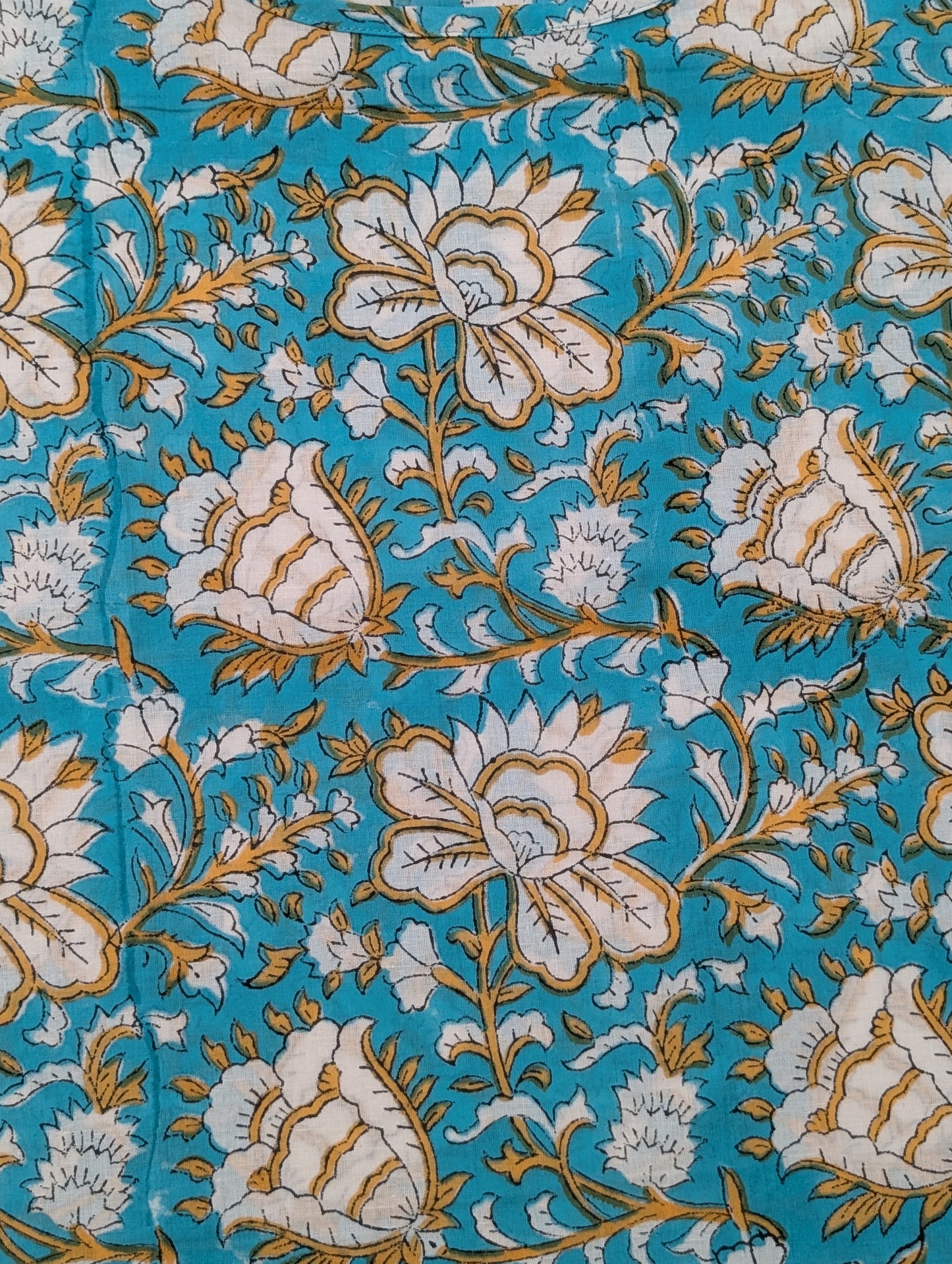 Sea Green Flower Tank Top