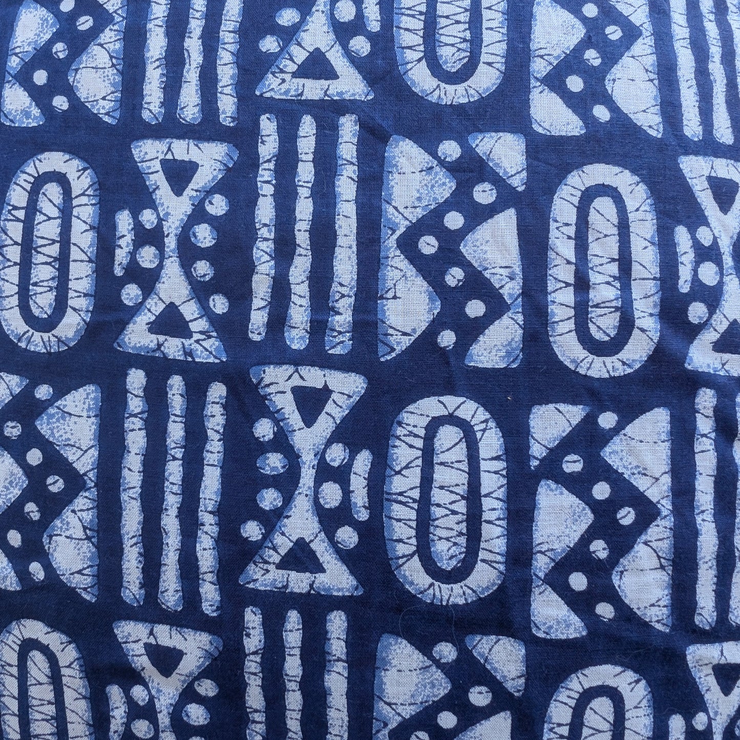 Blue Batik Print Summer Shirt