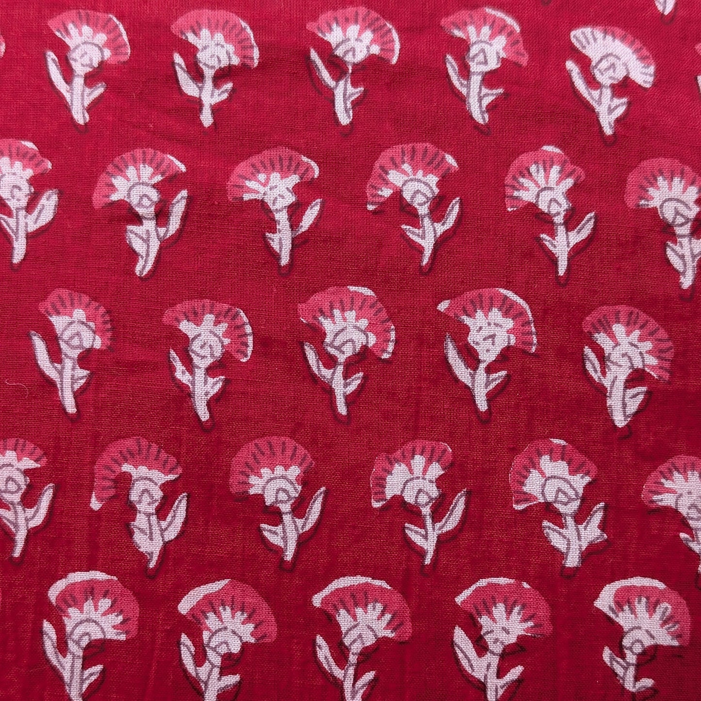 Red Flowers Summer Shirt