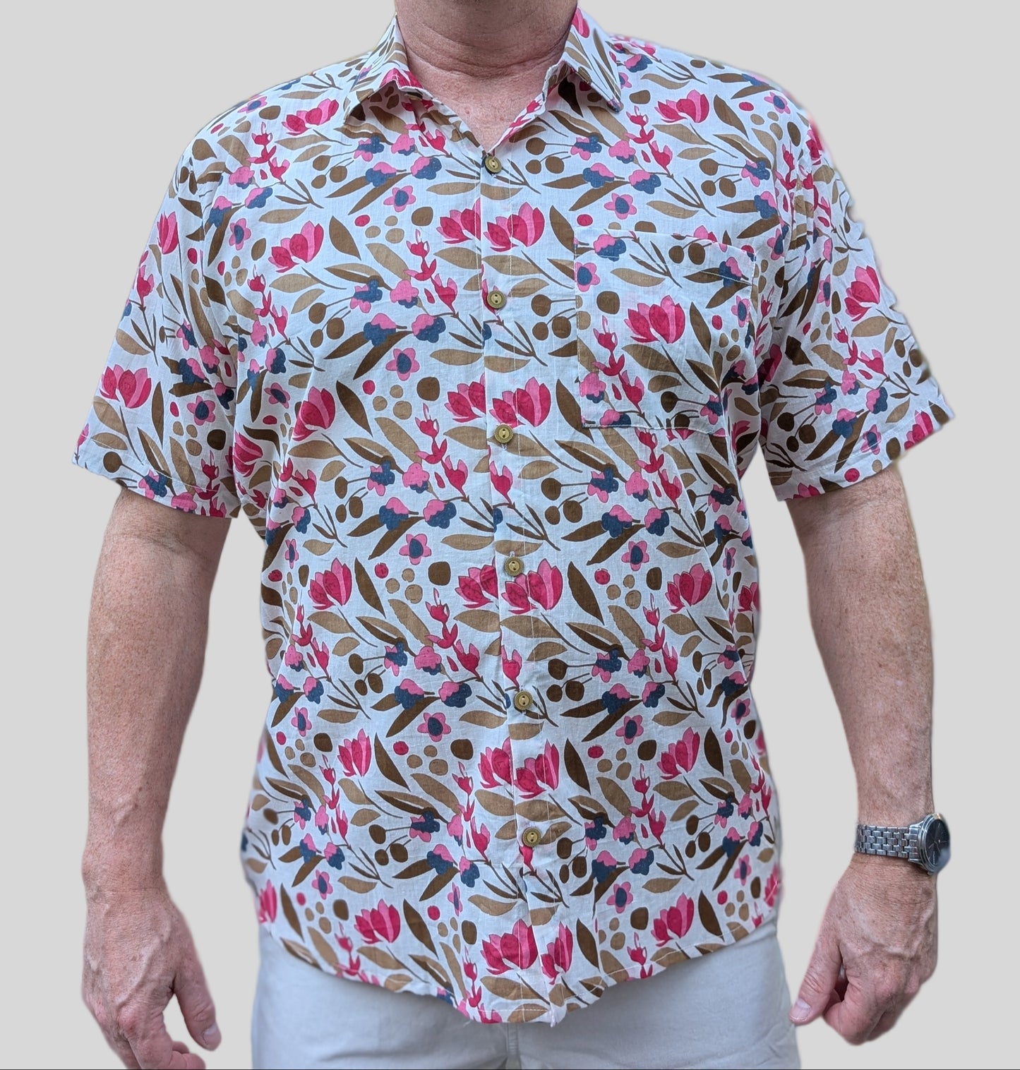 Blooming Flowers Summer Shirt