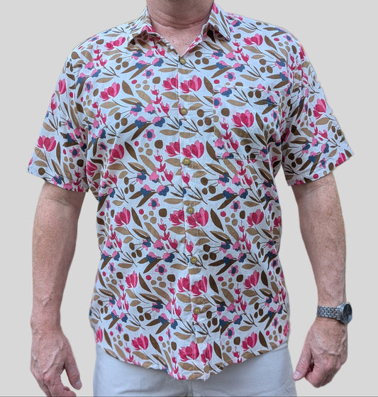 Blooming Flowers Summer Shirt