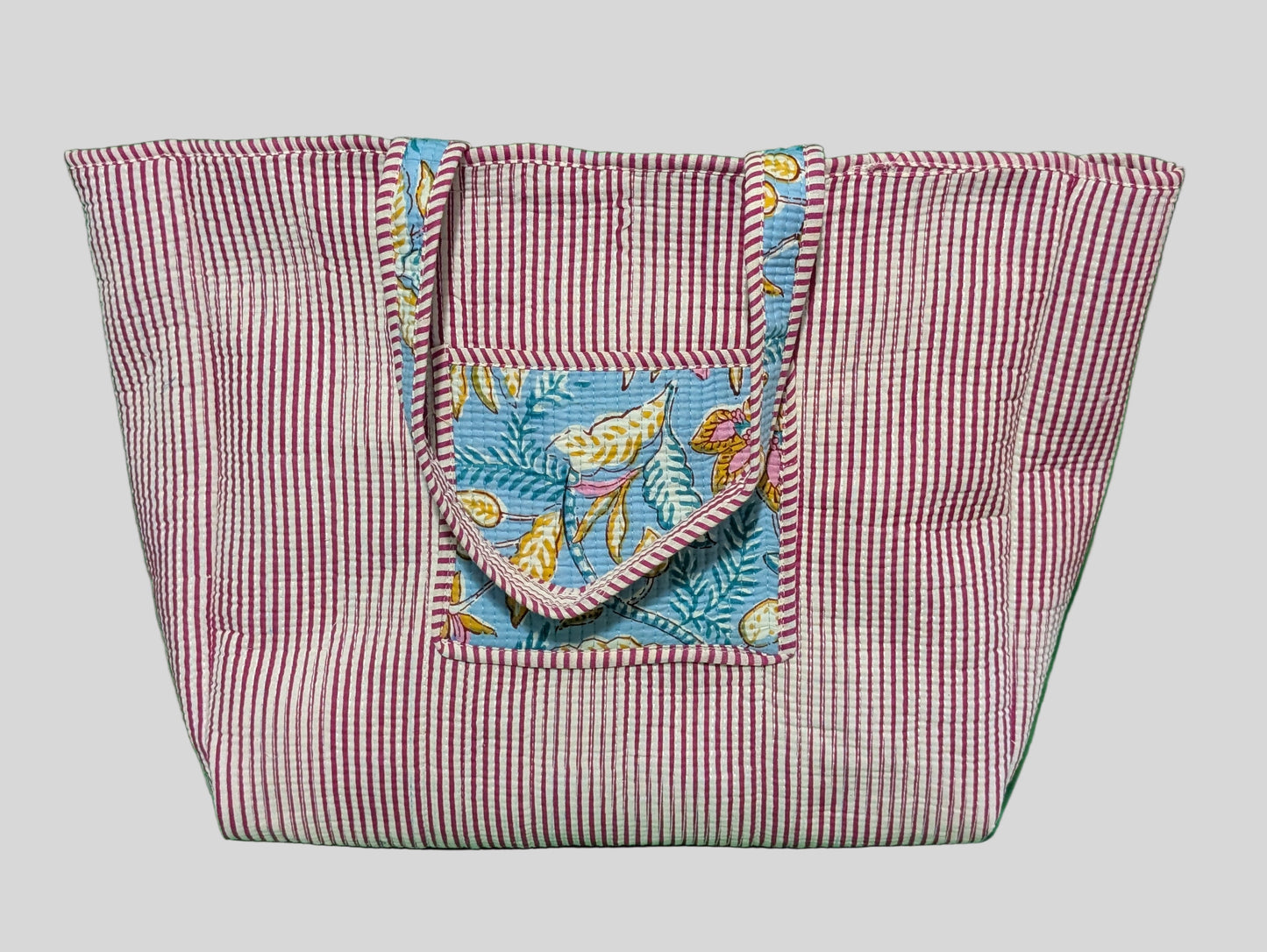 Blue Pastel Floral Print