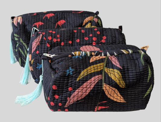 Black Abstract Color Print